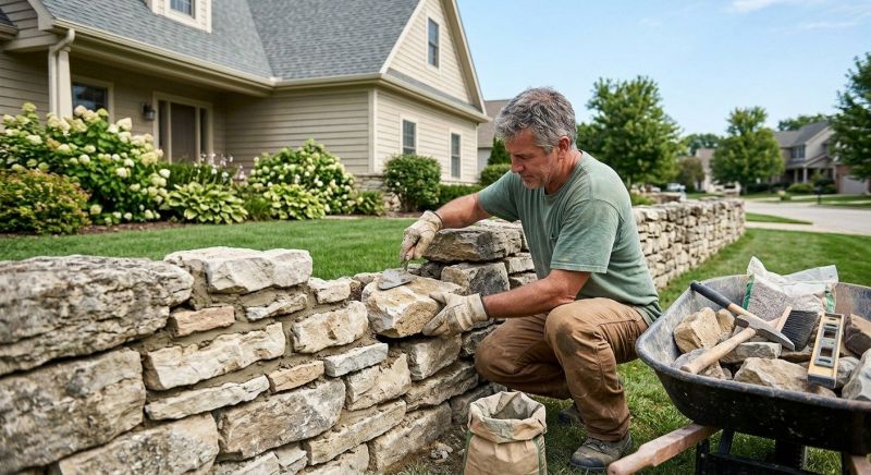 Brick Fence Repair in Mcdonough, GA