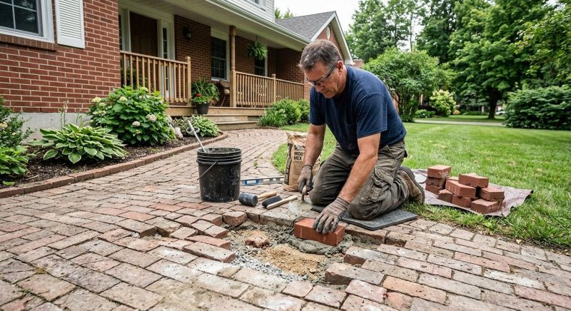 Brick Flatwork Repair in Clayton County, GA