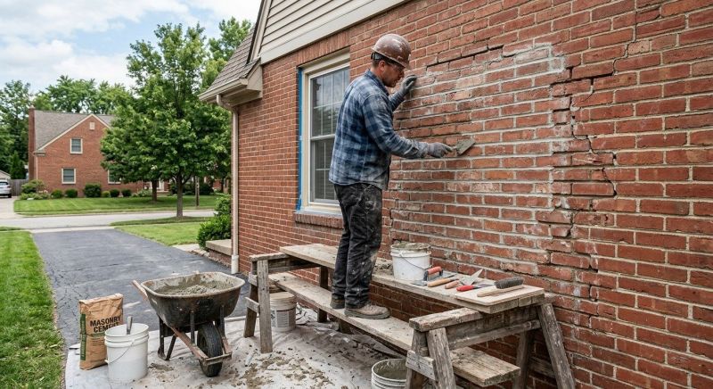 Brick Flatwork Repair in Covington, GA