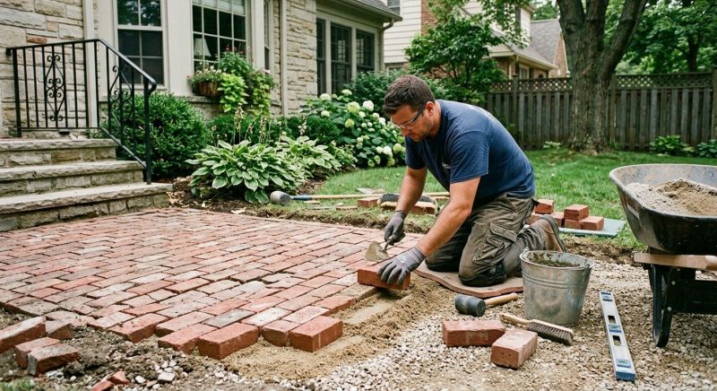 Brick Flatwork Repair in Fulton County, GA