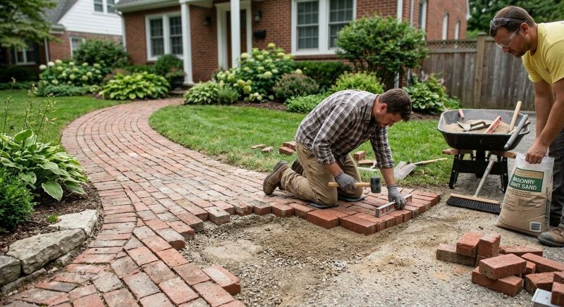 Brick Flatwork Repair in Lithonia, GA