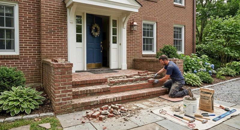 Brick Flatwork Repair in Lithonia, GA