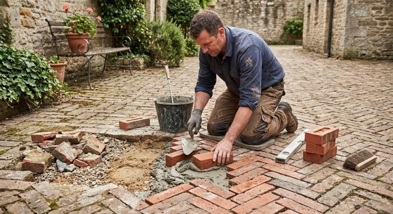 Brick Floor Repair in Mcdonough, GA