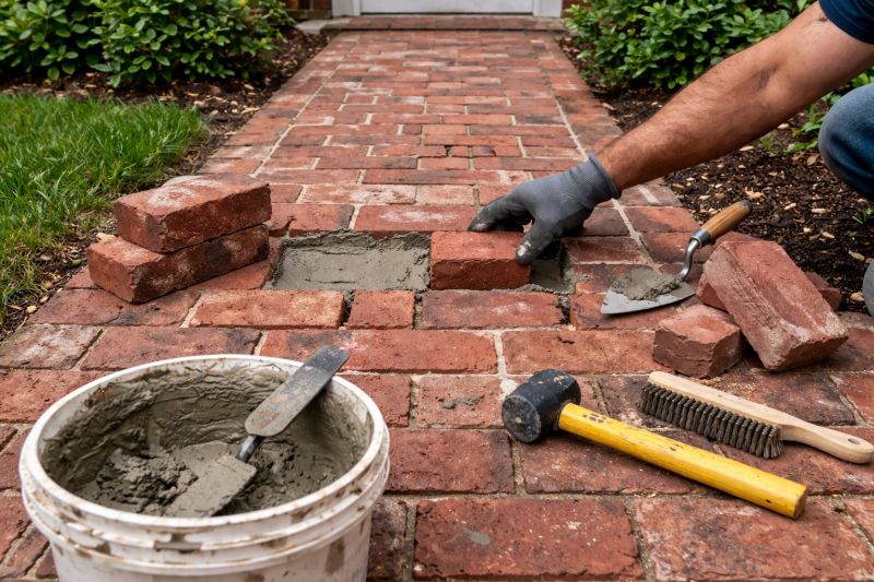 Brick Pathway Repair in Mcdonough, GA