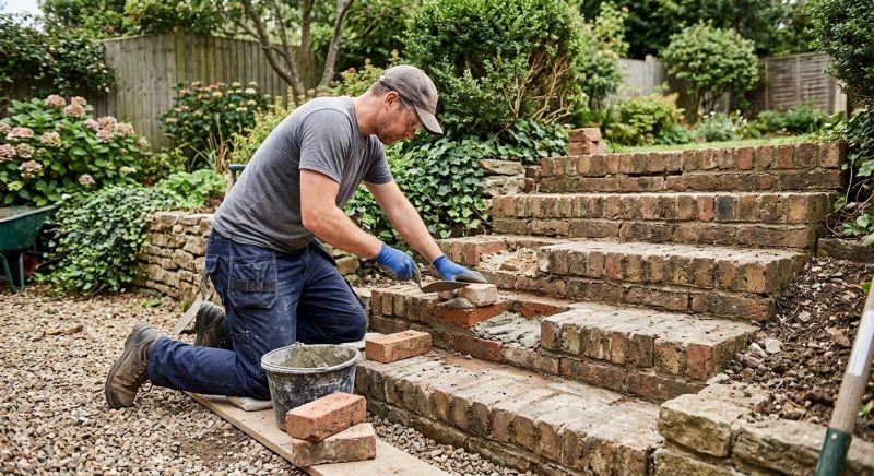 Brick Stairs Repair in Ellenwood, GA