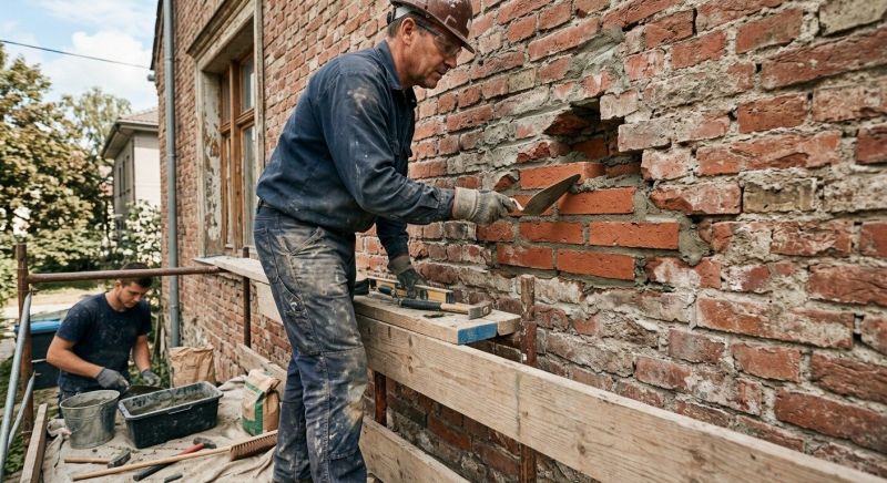 Brick Wall Repair in Henry County, GA