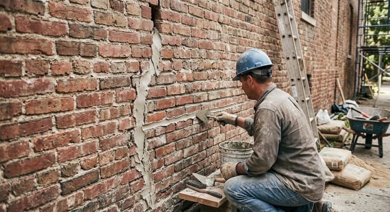 Brick Wall Repair in Jackson, GA