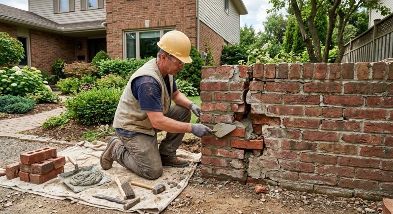 Brick Wall Repair in Union City, GA