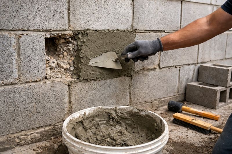 Cement Block Repair in Mcdonough, GA