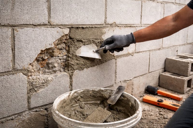 Concrete Block Repair in Fayette County, GA