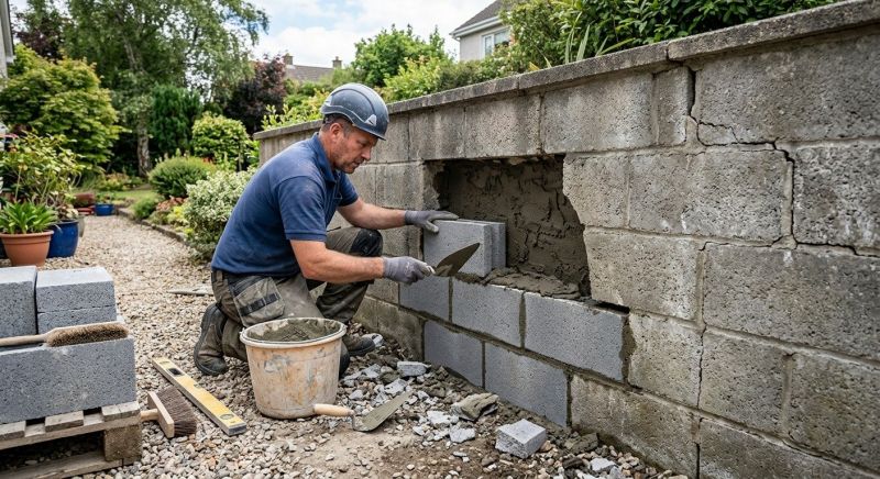 Concrete Block Repair in Williamson, GA