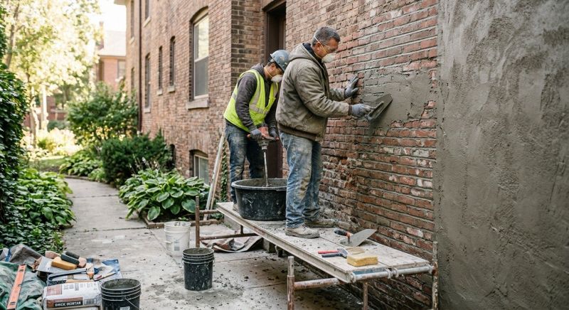Porch Brick Repair in Mcdonough, GA