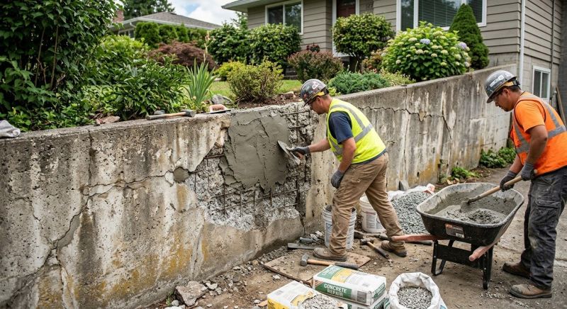 Retaining Wall Repair in Ellenwood, GA