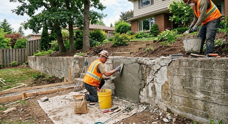 Retaining Wall Repair in Oxford, GA