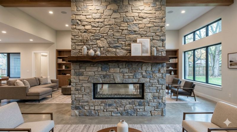 Stone Chimney Installation in Covington, GA