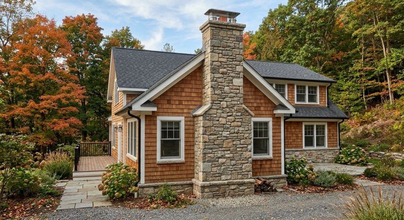 Stone Chimney Installation in Williamson, GA