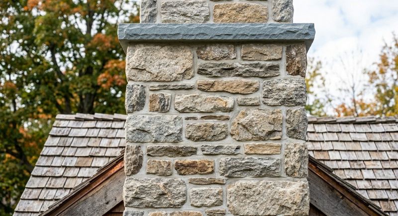 Stone Chimney Installation in Williamson, GA