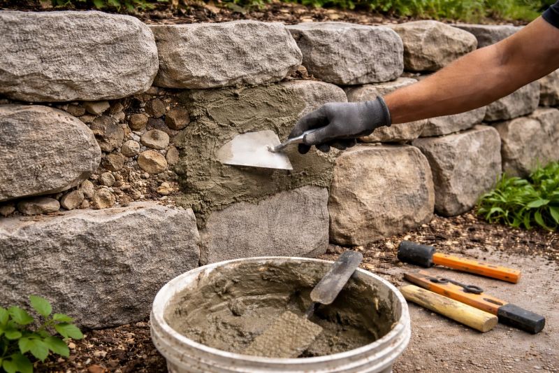 Stone Column Repair in Mcdonough, GA