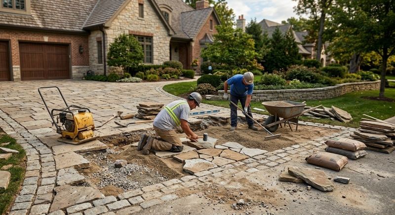 Stone Driveway Repair in Mcdonough, GA