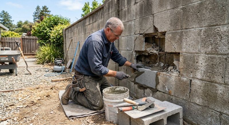 Stone Wall Repair in Clayton County, GA