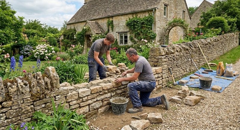 Stone Wall Repair in Jackson, GA