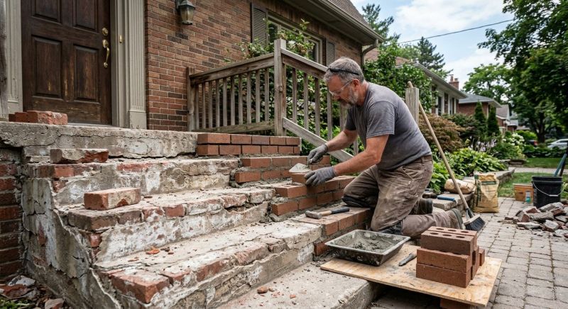Stonework Repair in Dekalb County, GA
